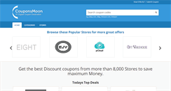 Desktop Screenshot of couponsmoon.com